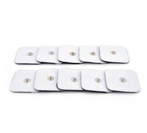 10pcs Units Nerve Stimulator Electrode Pads Tens Electrodes For Tens Digital Therapy Machine Massager 4 X 4cm