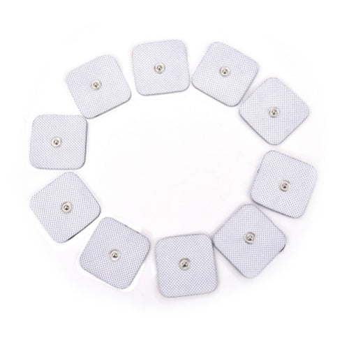 10pcs Units Nerve Stimulator Electrode Pads Tens Electrodes For Tens Digital Therapy Machine Massager 4 X 4cm